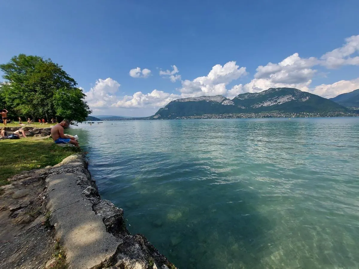 Apartman A 200 Metres Du Lac D'Annecy, Spacieux Appartement 3 Chambres Avec Terrasse Et Jardin Sévrier Franciaország