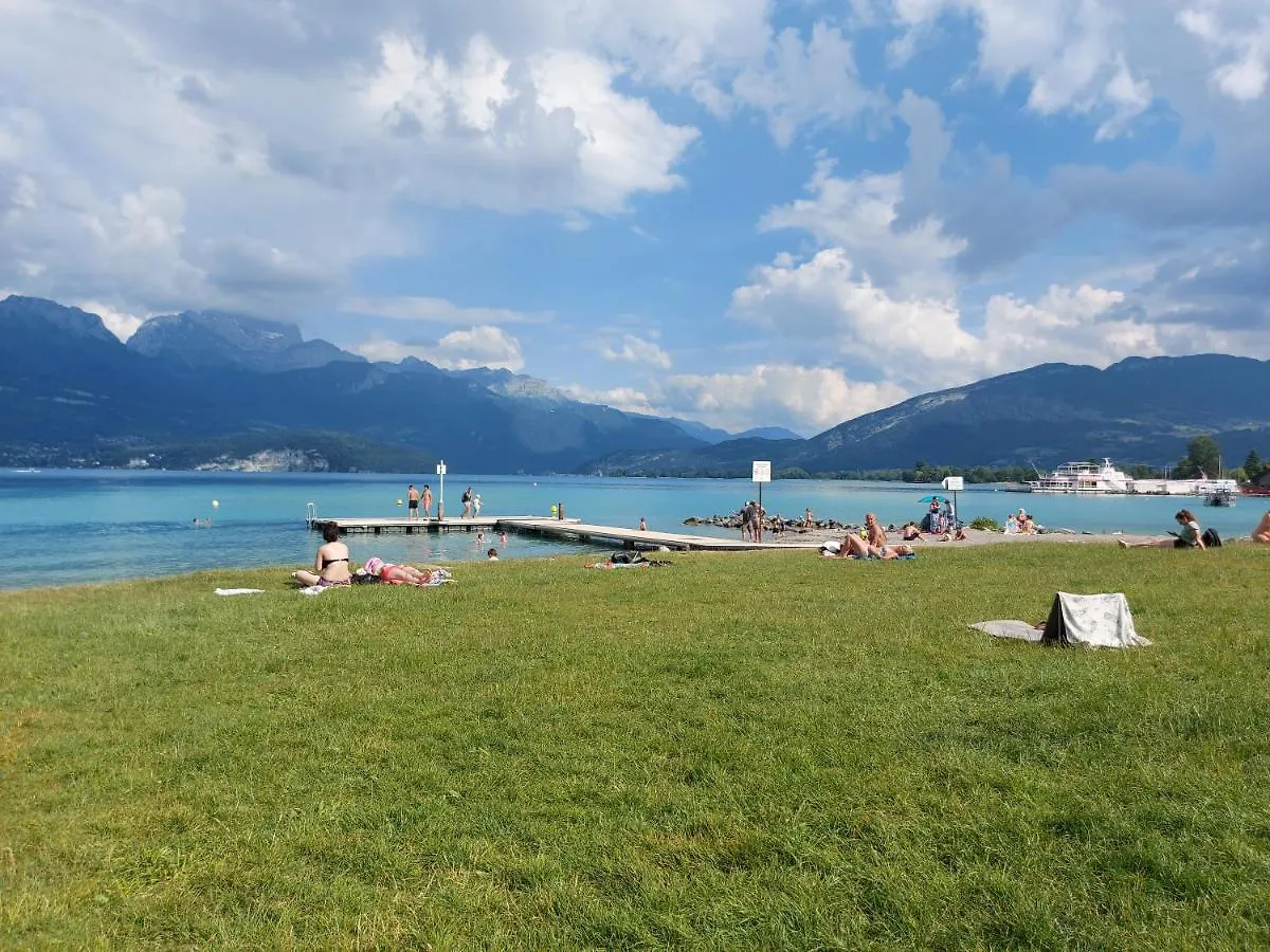 A 200 Metres Du Lac D'Annecy, Spacieux Appartement 3 Chambres Avec Terrasse Et Jardin Sévrier 0*,  Franciaország